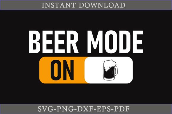 Beer Mode on Oktoberfest SVG Cut File
