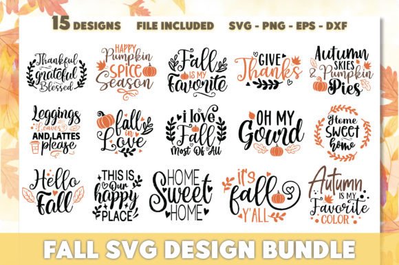 Fall SVG Design Bundle