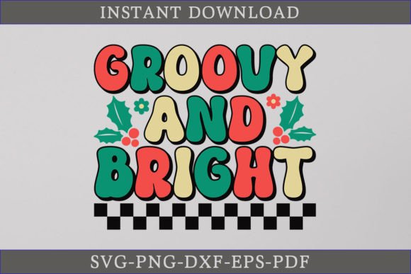 Groovy and Bright Christmas Retro SVG Review