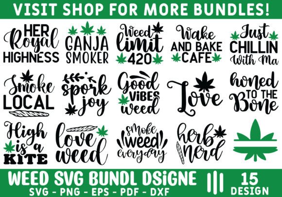 Weed Marijuana Svg Bundle: Real Embroidery Testing
